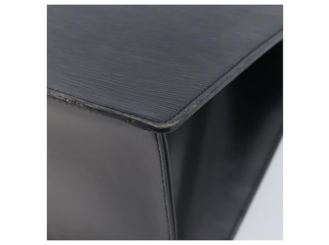 Borsa a mano LOUIS VUITTON Epi Riviera Nero M48182 LV Auth 208850V - vista 18