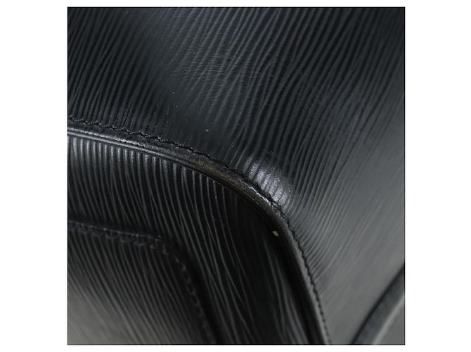 LOUIS VUITTON Epi Keepall 50 Boston Bag Noir M42962 LV Auth LN106V Nero - vista 12