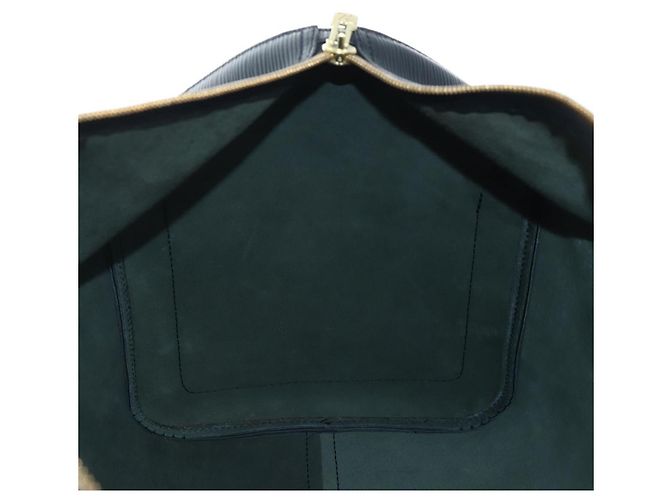 LOUIS VUITTON Epi Keepall 50 Boston Bag Noir M42962 LV Auth LN106V Nero - vista 19