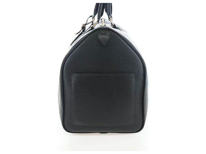 LOUIS VUITTON Epi Keepall 50 Boston Bag Noir M42962 LV Auth LN106V Nero - vista 4