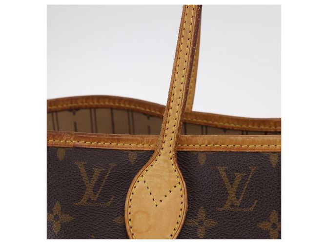 Borsa Tote LOUIS VUITTON Monogram Neverfull MM M40156 LV Auth ep16427 Monogramma - vista 19