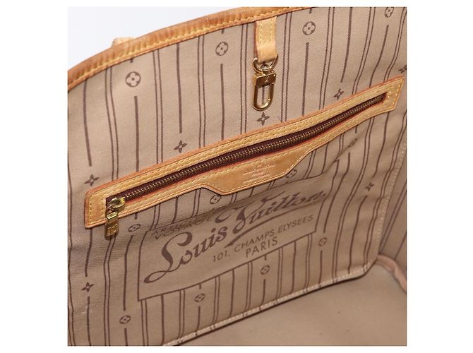 Borsa Tote LOUIS VUITTON Monogram Neverfull MM M40156 LV Auth ep16427 Monogramma - vista 34