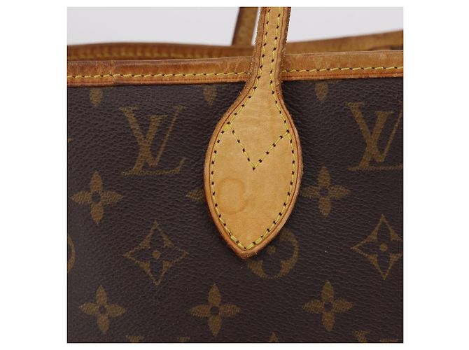 Borsa Tote LOUIS VUITTON Monogram Neverfull MM M40156 LV Auth ep16427 Monogramma - vista 4
