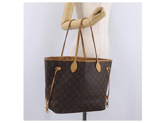 Borsa Tote LOUIS VUITTON Monogram Neverfull MM M40156 LV Auth ep16427 Monogramma - vista 44