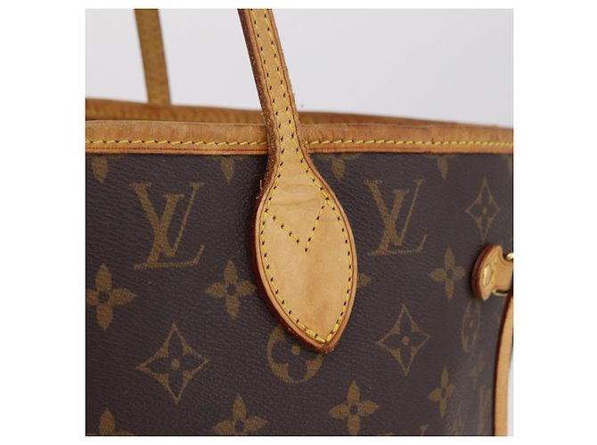 Borsa Tote LOUIS VUITTON Monogram Neverfull MM M40156 LV Auth ep16427 Monogramma - vista 5