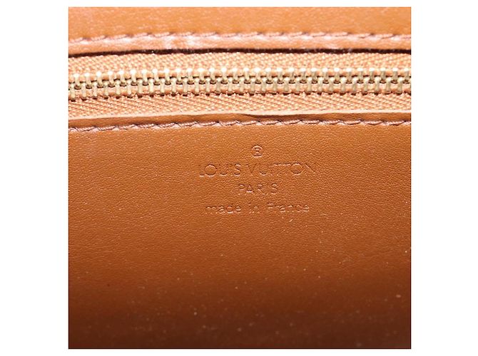 Borsa LOUIS VUITTON Monogram Vernis Christie GM Bronze M91107 LV Auth ka6649 Bronzo - vista 25