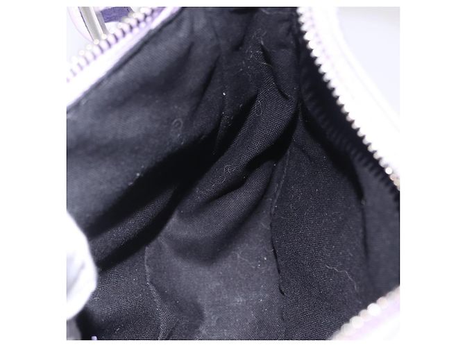 Borsa a tracolla Balenciaga le cagoule in pelle viola argento 671309 Auth ka6589M Porpora - vista 21