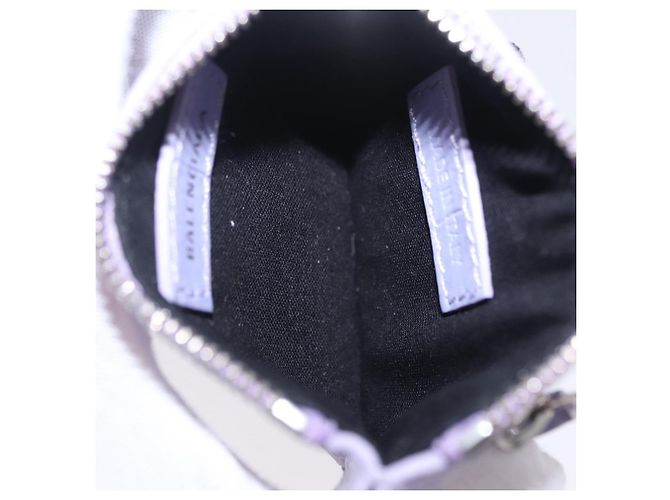 Borsa a tracolla Balenciaga le cagoule in pelle viola argento 671309 Auth ka6589M Porpora - vista 25
