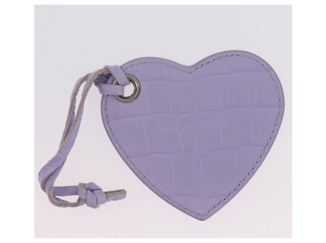 Borsa a tracolla Balenciaga le cagoule in pelle viola argento 671309 Auth ka6589M Porpora - vista 27