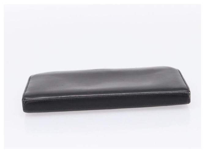 Autre Marque Portafoglio lungo Saint Laurent in pelle nera e oro Auth bs37677 Nero D'oro - vista 7