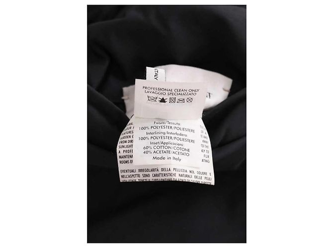 Abrigo de piel gris Yves Saint Laurent - vista 7