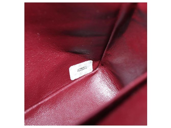 Borsa a tracolla CHANEL Chain Matelasse 25 in pelle d'agnello nera e oro CC Auth 209270V Nero D'oro - vista 27
