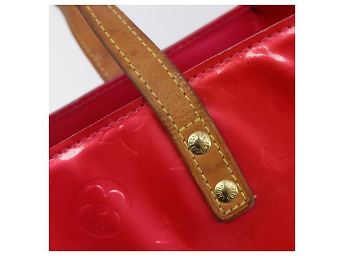 LOUIS VUITTON Monogram Vernis Reade PM Hand Bag Fuchsia Pink M91221 Auth hk4181 Rosa Fuschia - vista 20