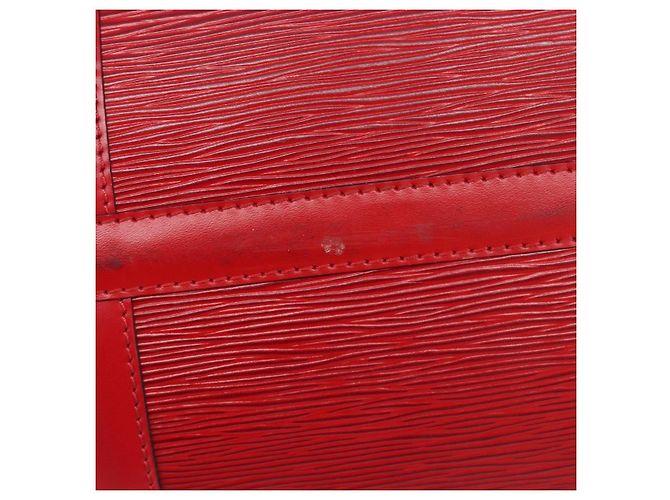 LOUIS VUITTON Epi Keepall 50 Boston Bag Red M42967 LV Auth 205802A Rosso - vista 11