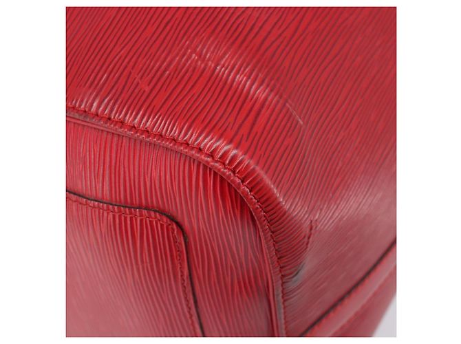 LOUIS VUITTON Epi Keepall 50 Boston Bag Red M42967 LV Auth 205802A Rosso - vista 13