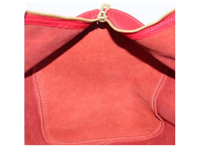 LOUIS VUITTON Epi Keepall 50 Boston Bag Red M42967 LV Auth 205802A Rosso - vista 20
