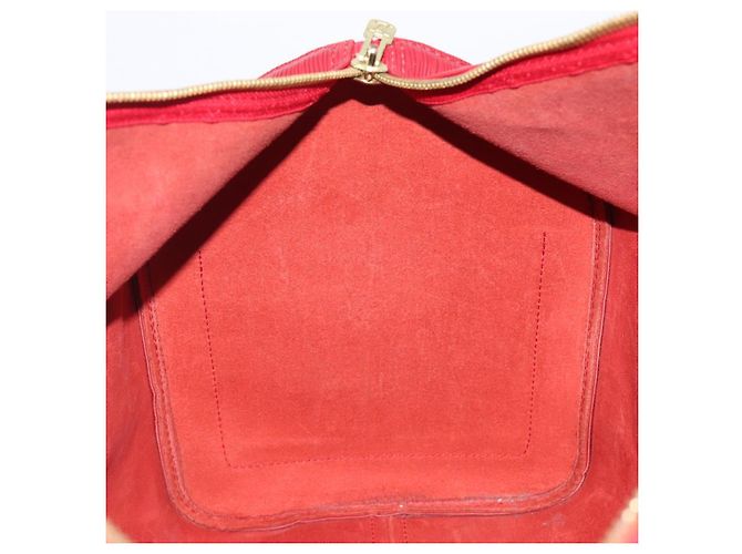 LOUIS VUITTON Epi Keepall 50 Boston Bag Red M42967 LV Auth 205802A Rosso - vista 21