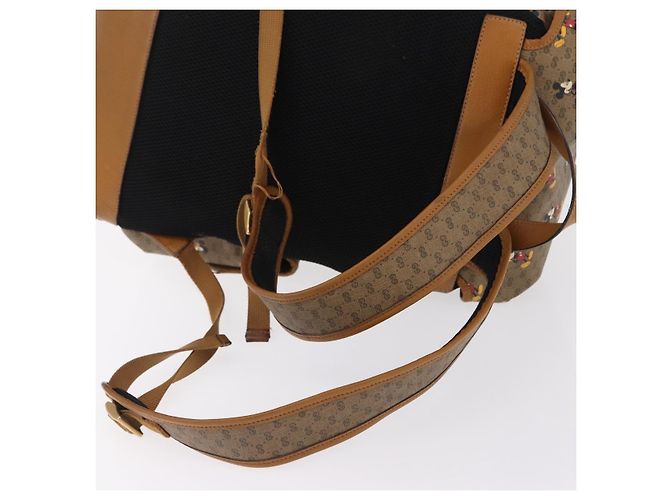 Borsa GUCCI Micro GG Supreme GUCCIxDisney PVC Beige Gold 603898 Auth LN145 - vista 11