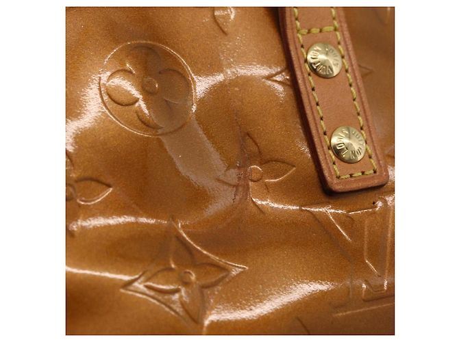 LOUIS VUITTON Monogram Vernis Reade PM Handtasche Bronze M91146 LV Auth am12791A - Ansicht 10
