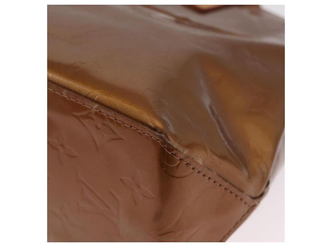 LOUIS VUITTON Monogram Vernis Reade PM Handtasche Bronze M91146 LV Auth am12791A - Ansicht 15