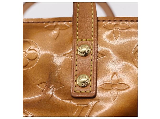 LOUIS VUITTON Monogram Vernis Reade PM Handtasche Bronze M91146 LV Auth am12791A - Ansicht 17