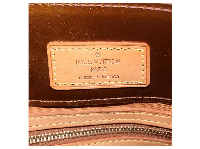 LOUIS VUITTON Monogram Vernis Reade PM Handtasche Bronze M91146 LV Auth am12791A - Ansicht 18