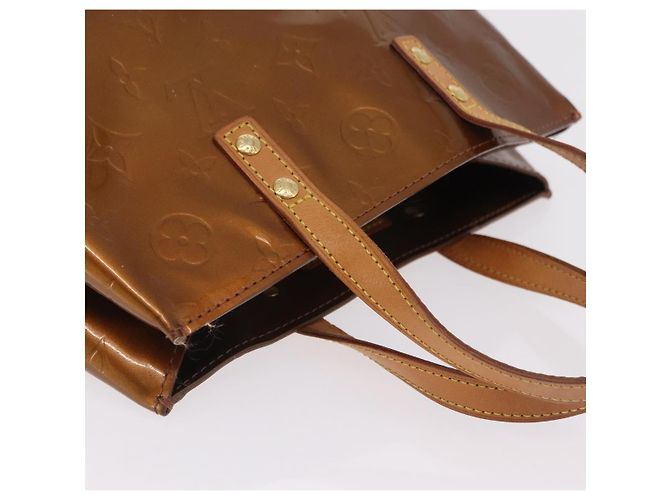 LOUIS VUITTON Monogram Vernis Reade PM Handtasche Bronze M91146 LV Auth am12791A - Ansicht 6
