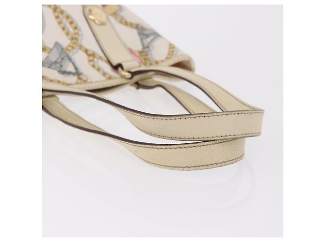 GUCCI Tote Bag Satin White Gold 153361 Auth ep16297 - Ansicht 13