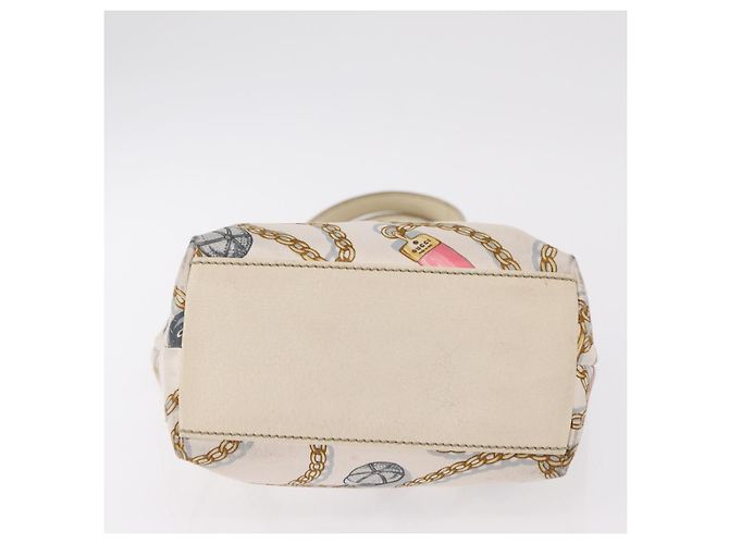 GUCCI Tote Bag Satin White Gold 153361 Auth ep16297 - Ansicht 16