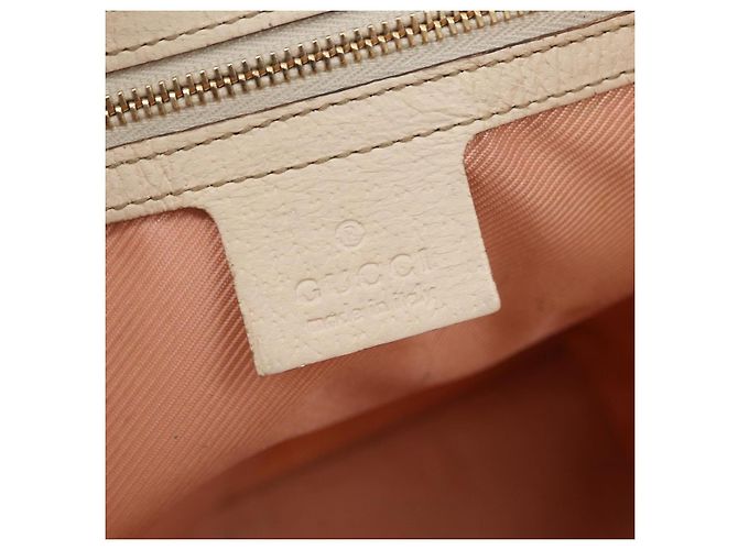 GUCCI Tote Bag Satin White Gold 153361 Auth ep16297 - Ansicht 22