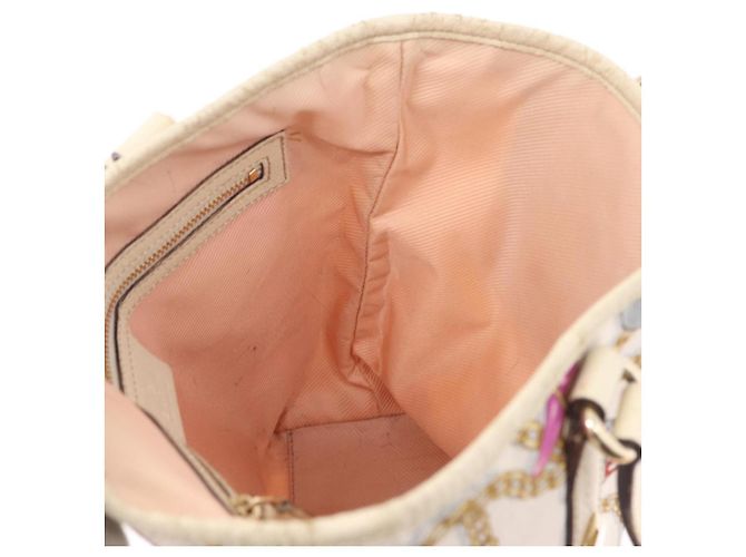 GUCCI Tote Bag Satin White Gold 153361 Auth ep16297 - Ansicht 25