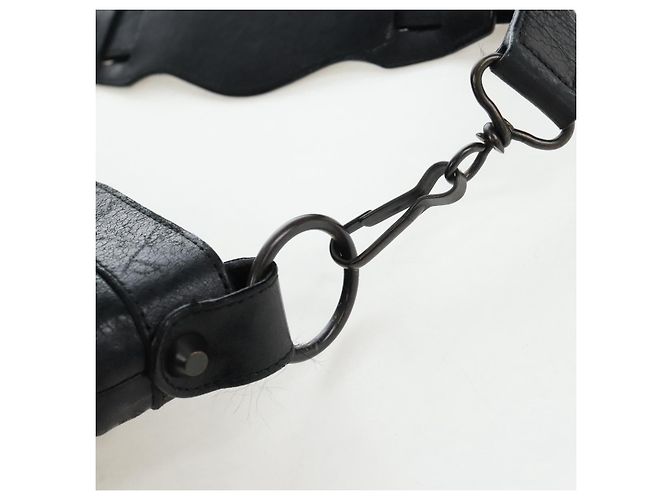 Borsa Balenciaga The First in pelle 2way Nera 103208 Auth am12679V Nero - vista 11