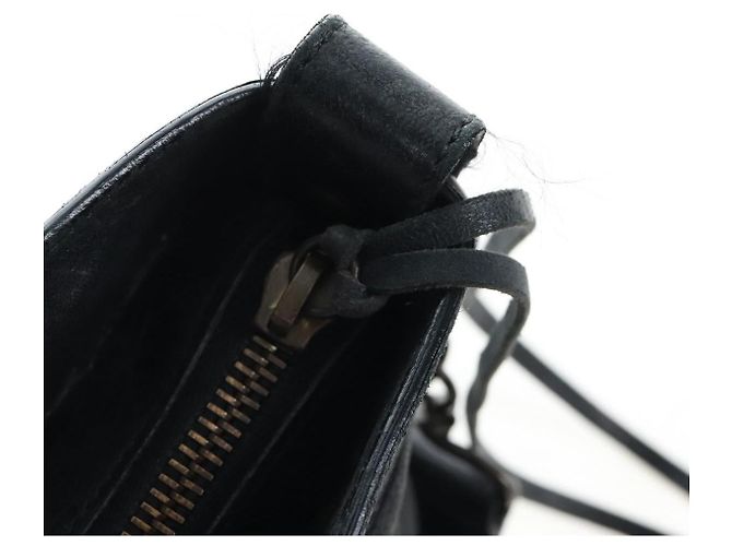 Borsa Balenciaga The First in pelle 2way Nera 103208 Auth am12679V Nero - vista 20