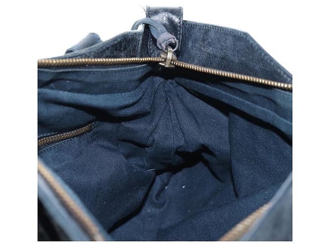 Borsa Balenciaga The First in pelle 2way Nera 103208 Auth am12679V Nero - vista 24