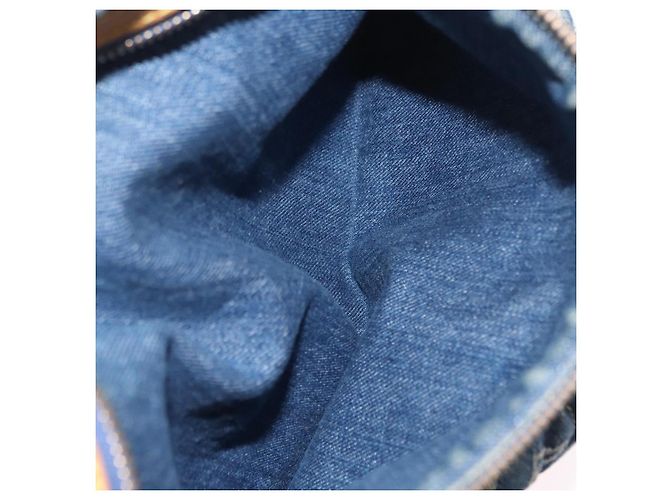 LOUIS VUITTON Monogram Denim Buggy GM Shoulder Bag Blue M95048 LV Auth yk20992V Azul - vista 26