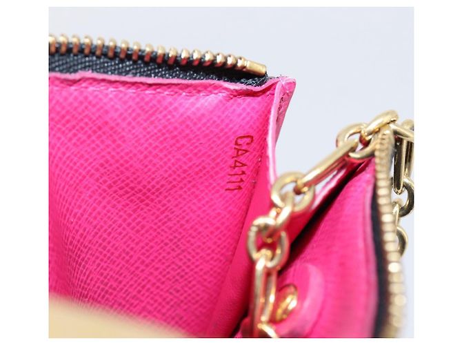LOUIS VUITTON Multicolor Pochette ClesNM Coin Purse M60279 LV Auth 207526V - vista 11