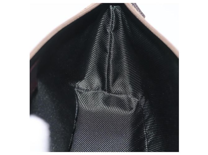 Borsa a mano GUCCI GG Canvas Web Sherry Line Beige Silver 141809 Auth ep16518A Argento - vista 21