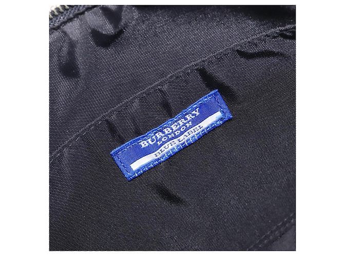 Borsa a mano BURBERRY Blue Label Nylon Nero Argento Auth hk4159 - vista 17