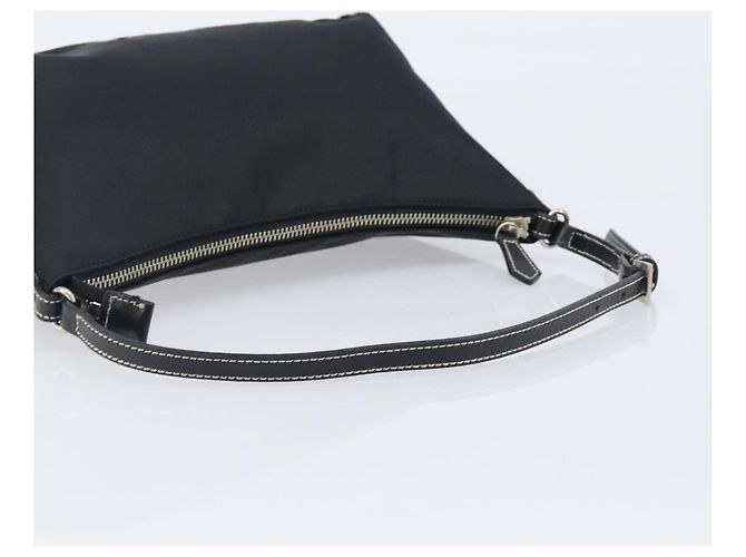 Borsa a mano BURBERRY Blue Label Nylon Nero Argento Auth hk4159 - vista 7