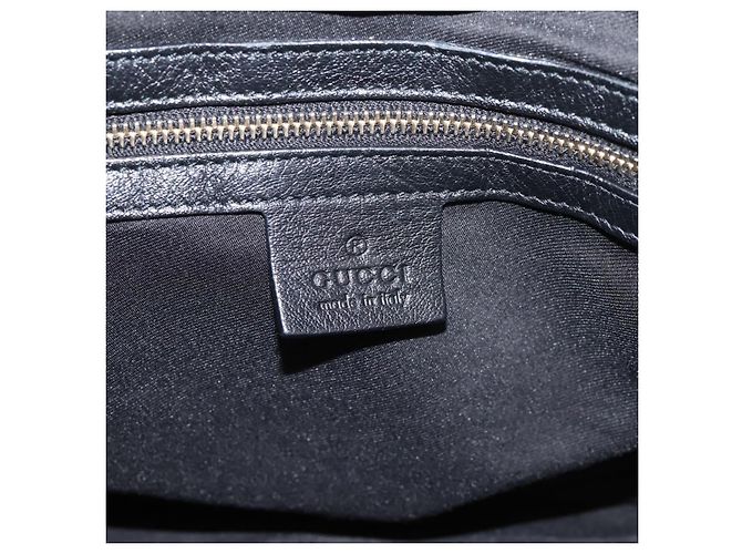GUCCI GG Canvas Tote Bag Schwarz Gold 223972 Auth BA15960V - Ansicht 14