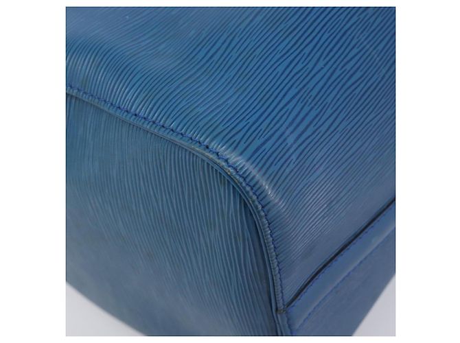 Borsa a mano LOUIS VUITTON Epi Speedy 35 Toledo Blue M42995 LV Auth ep16379A - vista 11