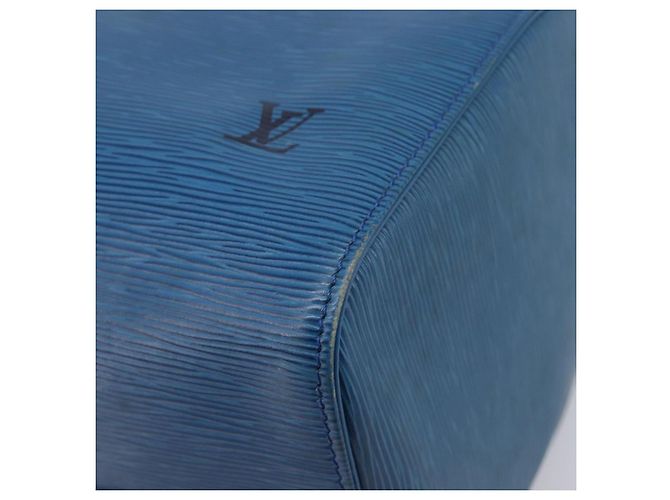 Borsa a mano LOUIS VUITTON Epi Speedy 35 Toledo Blue M42995 LV Auth ep16379A - vista 12