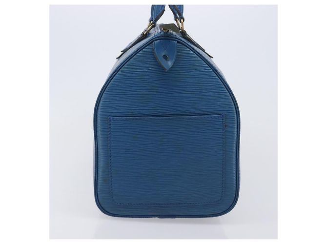 Borsa a mano LOUIS VUITTON Epi Speedy 35 Toledo Blue M42995 LV Auth ep16379A - vista 5