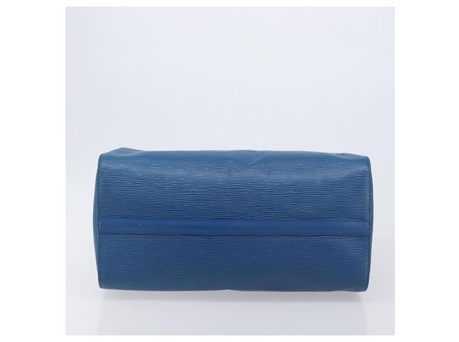 Borsa a mano LOUIS VUITTON Epi Speedy 35 Toledo Blue M42995 LV Auth ep16379A - vista 9