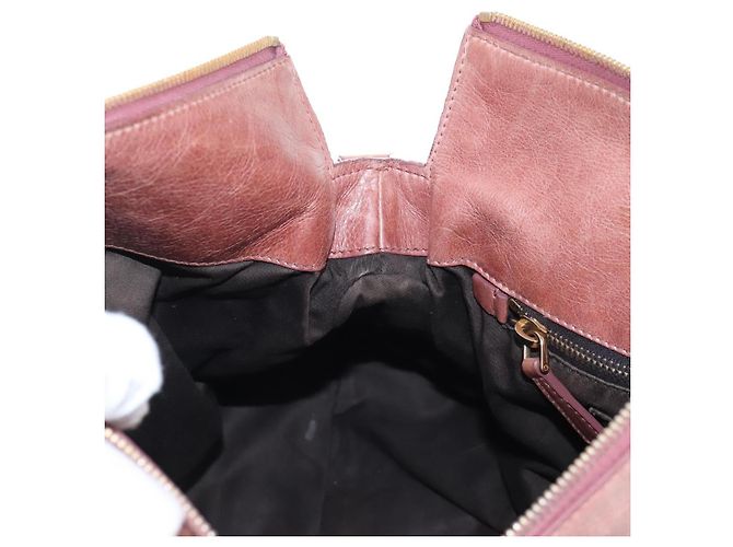 Borsa a mano Miu Miu in pelle 2way Pink Gold Auth 167669M Rosa D'oro - vista 23