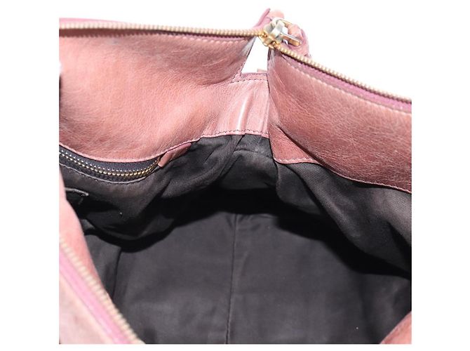 Borsa a mano Miu Miu in pelle 2way Pink Gold Auth 167669M Rosa D'oro - vista 24