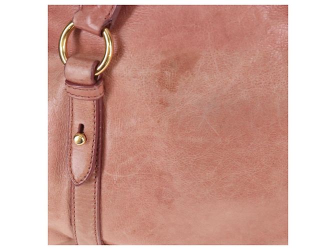 Borsa a mano Miu Miu in pelle 2way Pink Gold Auth 167669M Rosa D'oro - vista 4