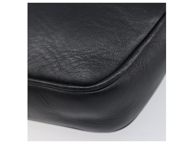 Céline Borsa a tracolla CELINE in pelle nera e oro Auth ka6592 Nero D'oro - vista 11