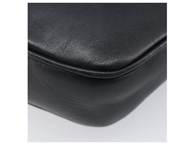 Céline Borsa a tracolla CELINE in pelle nera e oro Auth ka6592 Nero D'oro - vista 14