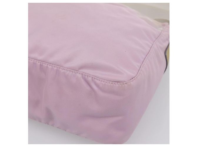 PRADA Schultertasche Nylon Pink Silver Auth hk4231 Silber - Ansicht 10